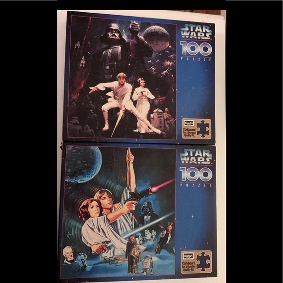 2 Star Wars Vintage Puzzles - Picture 1 of 5